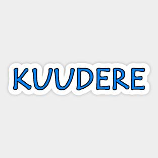 Kuudere Anime Sticker